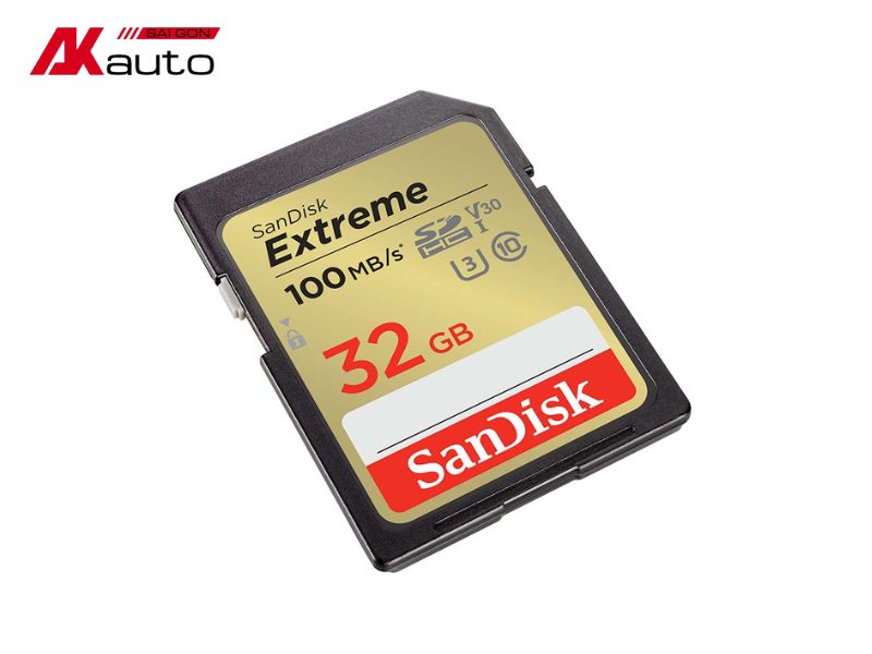 chọn thẻ nhớ cho camera hành trình SanDisk Extreme U3 32GB