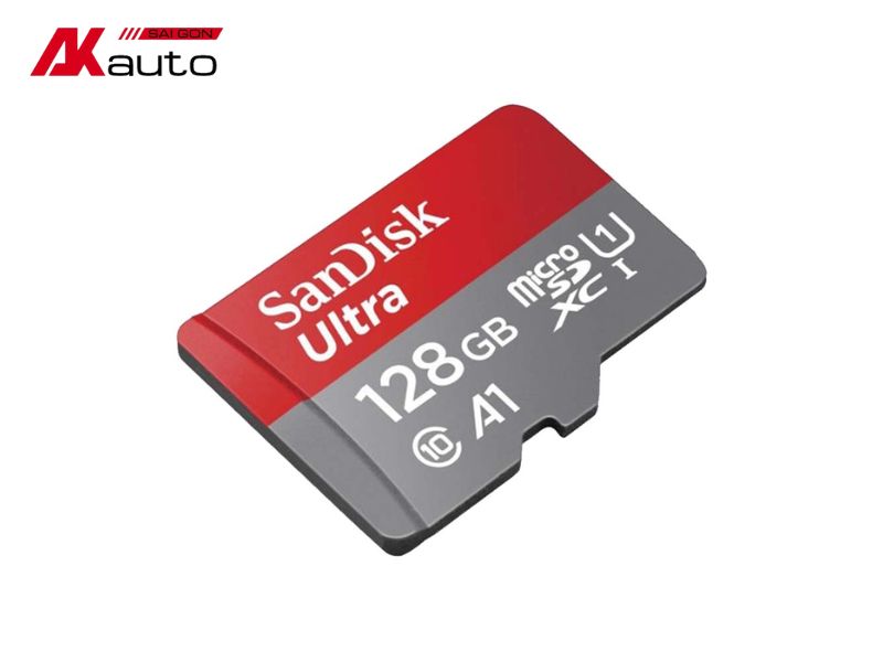 chọn thẻ nhớ cho camera hành trình Sandisk Ultra A1 128GB