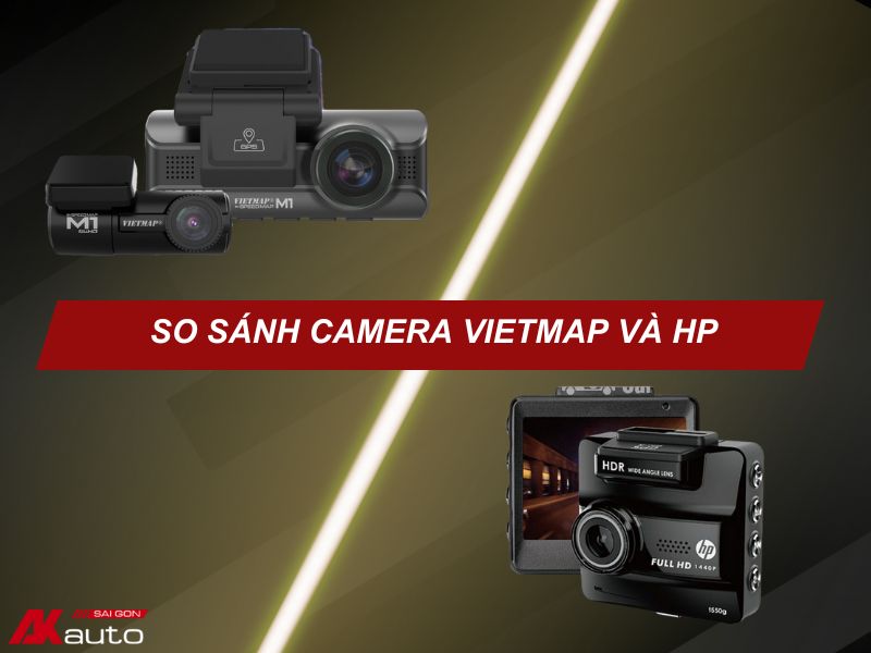 So sánh camera hành trình Vietmap và HP chi tiết