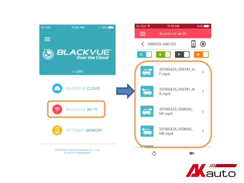 Hướng dẫn sử dụng camera hành trình Blackvue qua tính năng wifi