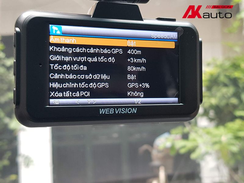 Hướng dẫn sử dụng camera hành trình Webvision khi nguồn không ổn định