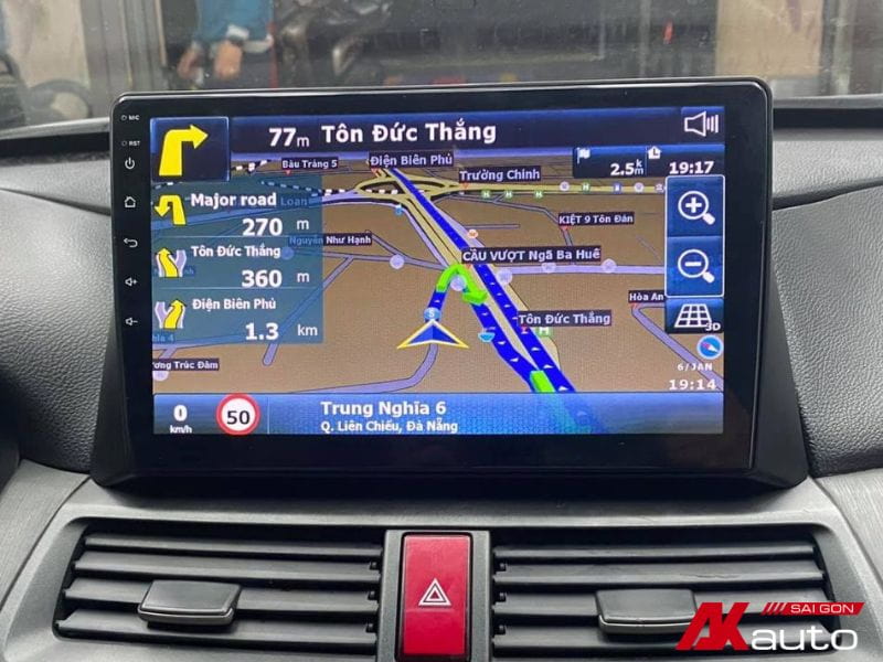 Lắp đặt màn hình android cho xe Accord ở đâu tại TP Hcm