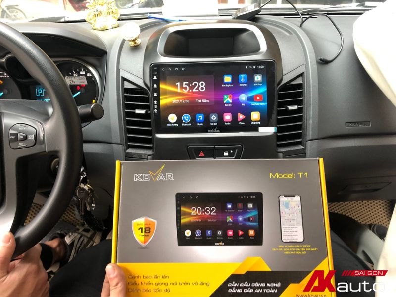 Kovar màn hình android cho xe Accord