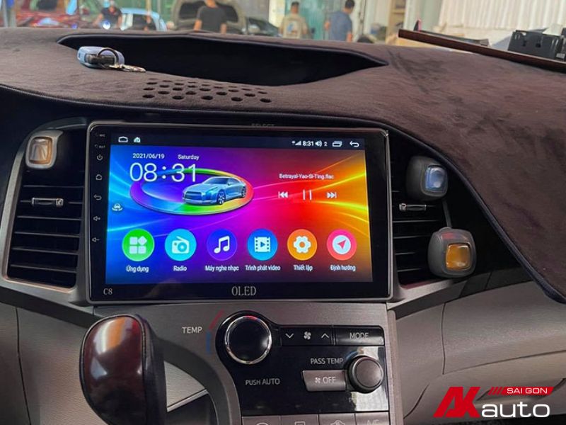 Màn hình Android Oled cho Honda City có độ sắc nét cao, hình ảnh chân thực