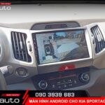 Màn hình android Kia Sportage tích hợp camera 360