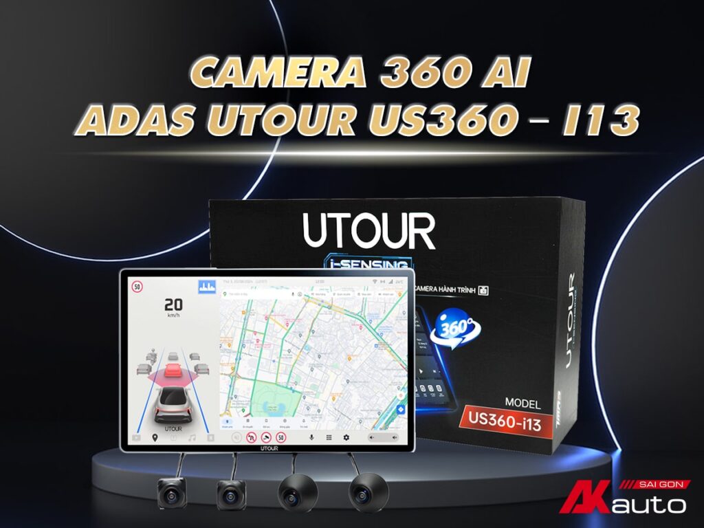 Màn hình liền Camera 360 AI ADAS UTOUR US360 – i13