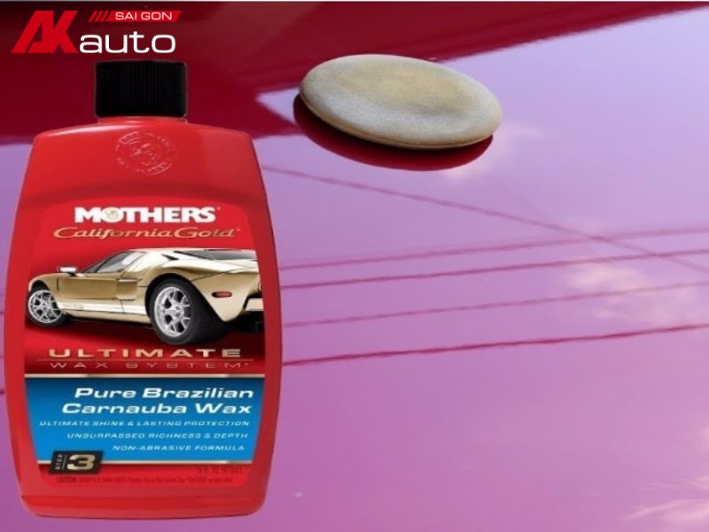 Wax bóng xe hơi Mothers California Gold Pure Brazilian Carnauba Wax