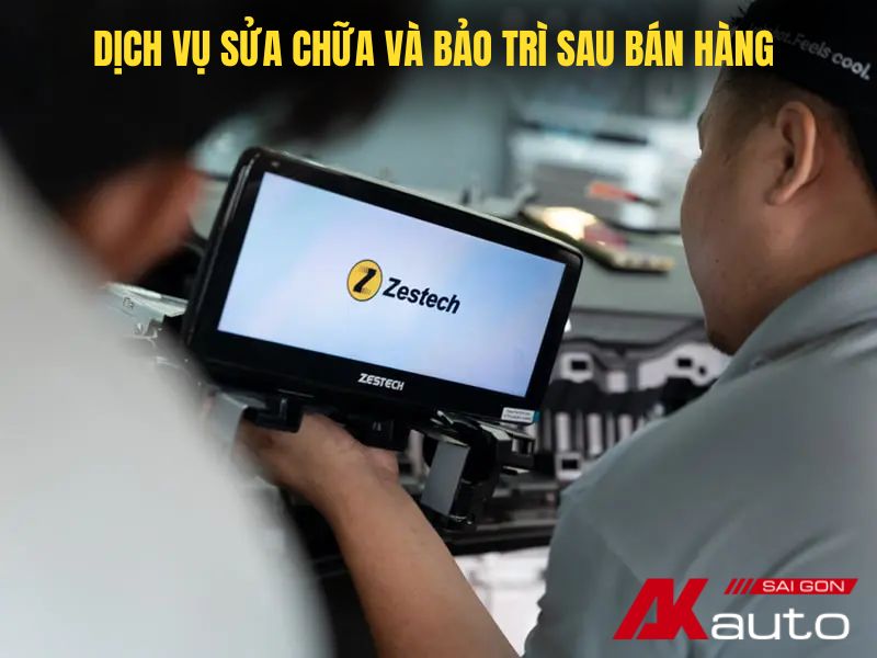 Có dịch vụ sửa chữa và bảo trì màn hình Zestech sau bán hàng không?