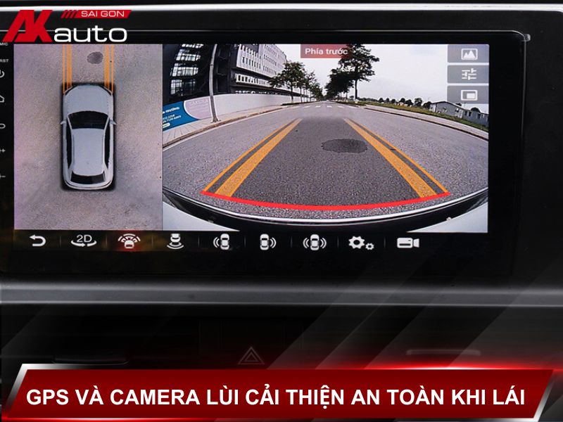GPS và camera lùi cải thiện an toàn khi lái