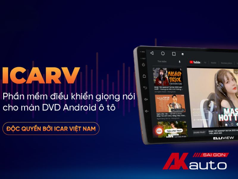 CARV là phần mềm điều khiển giọng nói cho màn hình Android trên ô tô