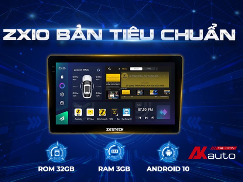 Màn hình thông minh Zestech ZX10 bản tiêu chuẩn chỉ 8 triệu