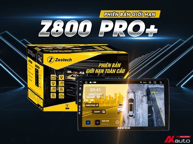  Màn hình Zestech Z800 Pro là một trong những mẫu màn hình Android ô tô cao cấp của Zestech