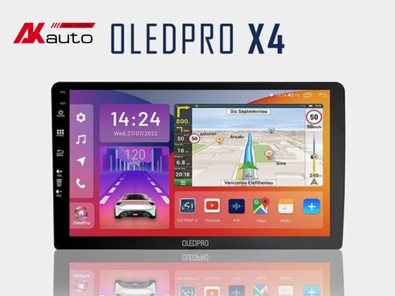 OledPro X4S Eco màn hình thông minh ô tô chỉ từ 8 triệu