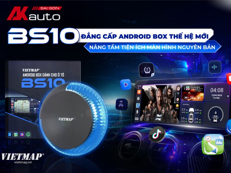 Android Box ô tô Vietmap BS10