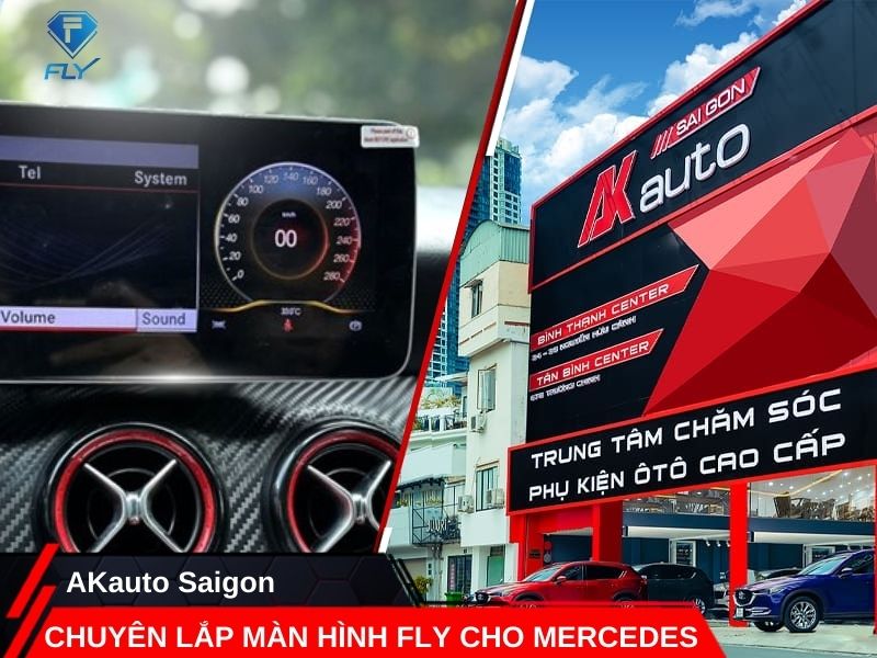 Màn hình Fly cho xe Mercedes