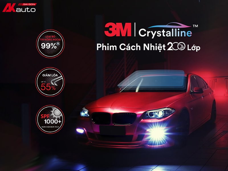 Gói phim cách nhiệt thương gia 3M Crystalline