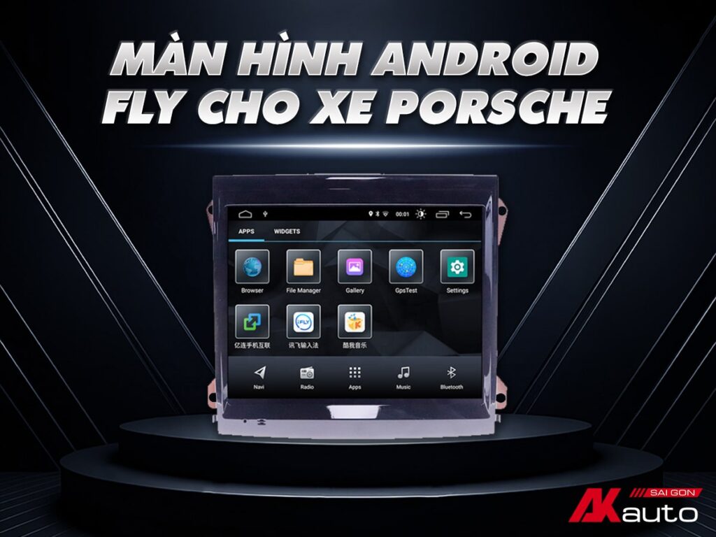 Màn hình Android ô tô Fly Audio xe Porsche