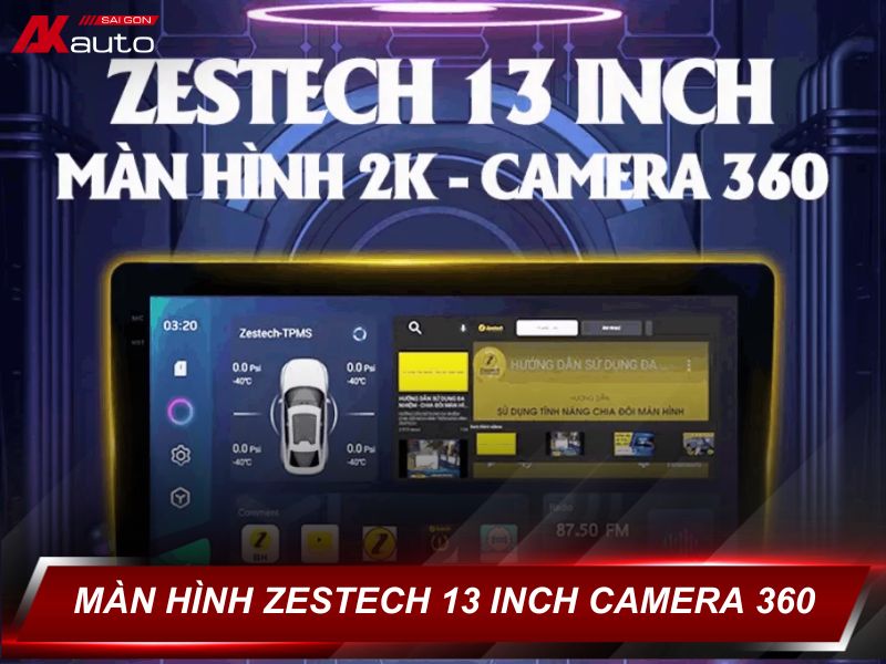 màn hình Zestech 13 inch cam360