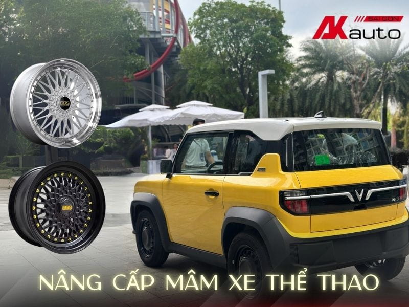 Phụ kiện đồ chơi Vinfast VF3 mâm xe thể thao