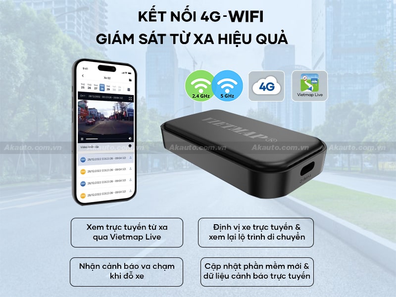 Kết nối 4G và Wi-Fi – Dễ dàng quản lý từ xa