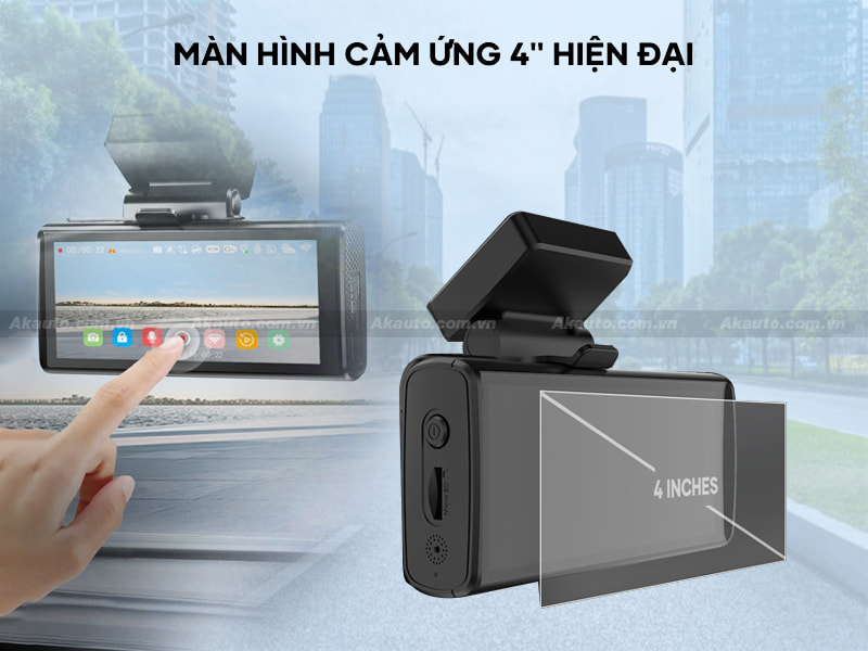 Camera hành trình Vietmap SpeedMap M2 Màn hình cảm ứng 4 inch - Thao tác mượt mà