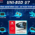 Cấu tạo bộ cảnh báo điểm mù Uni BSD U7