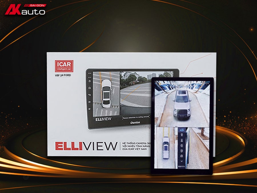 Camera 360 độ Elliview V5F 24 dành cho xe Ford