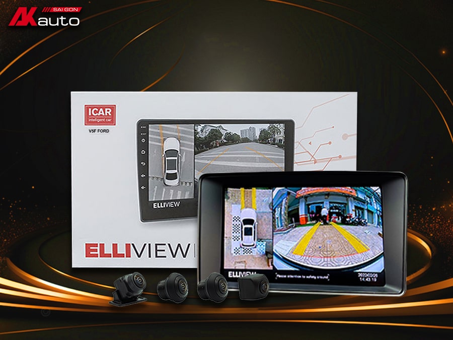 Camera 360 độ ICAR Elliview V5F cho xe Ford