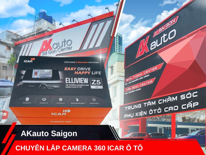 Akauto – Trung tâm chuyên lắp camera 360 ICAR Elliview uy tín