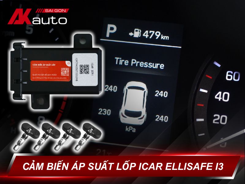 Cảm biến áp suất lốp ICAR Ellisafe I3