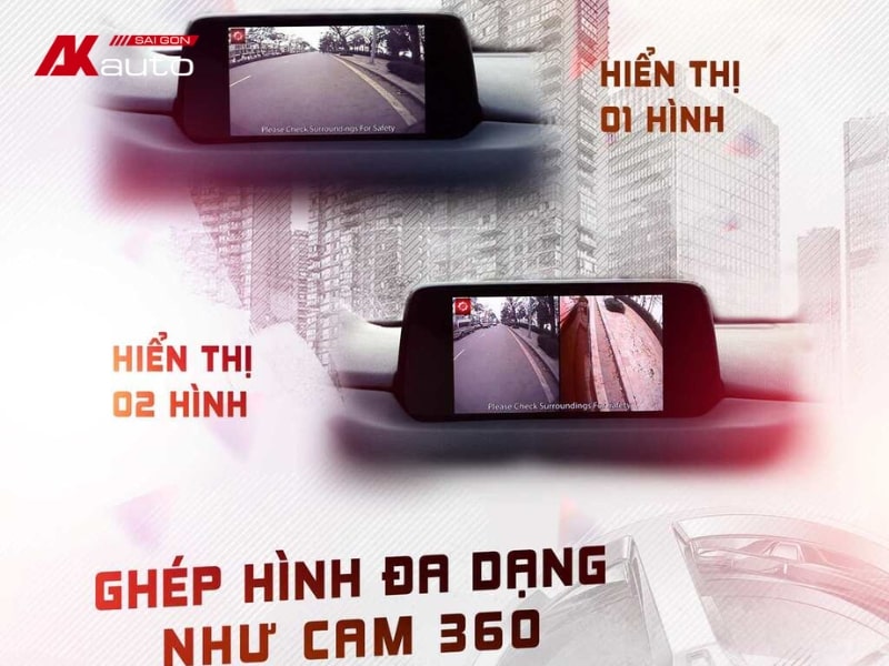 Camera 3 mắt cải thiện khả năng quan sát giúp tài xế tham gia giao thông an toàn hơn