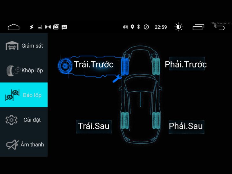 Đảo lốp và khớp lốp dễ dàng với Cảm biến áp suất lốp kết nối USB ICAR TN602
