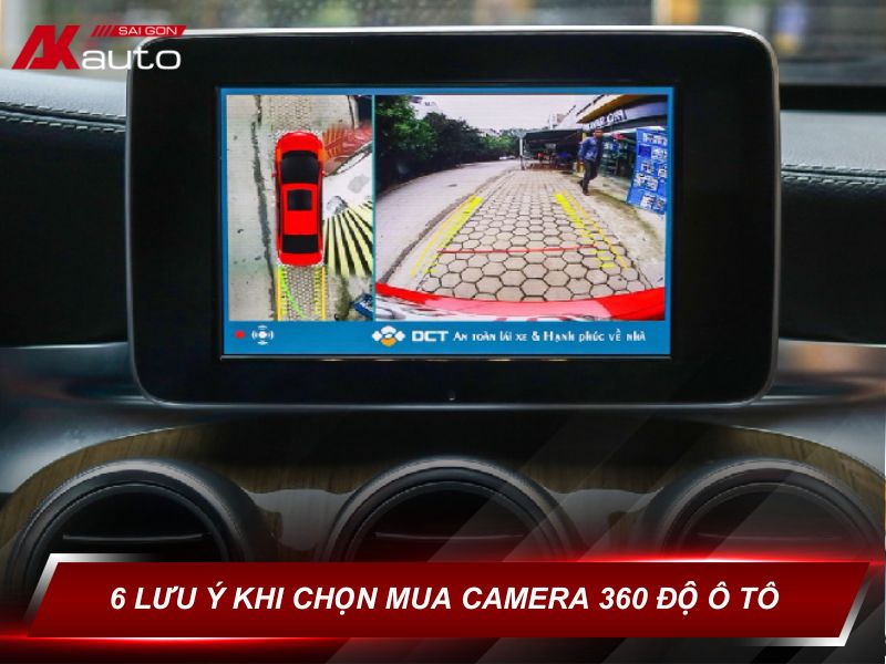 6 lưu ý khi mua camera 360 độ cho ô tô: giúp bạn tránh sai lầm thường gặp