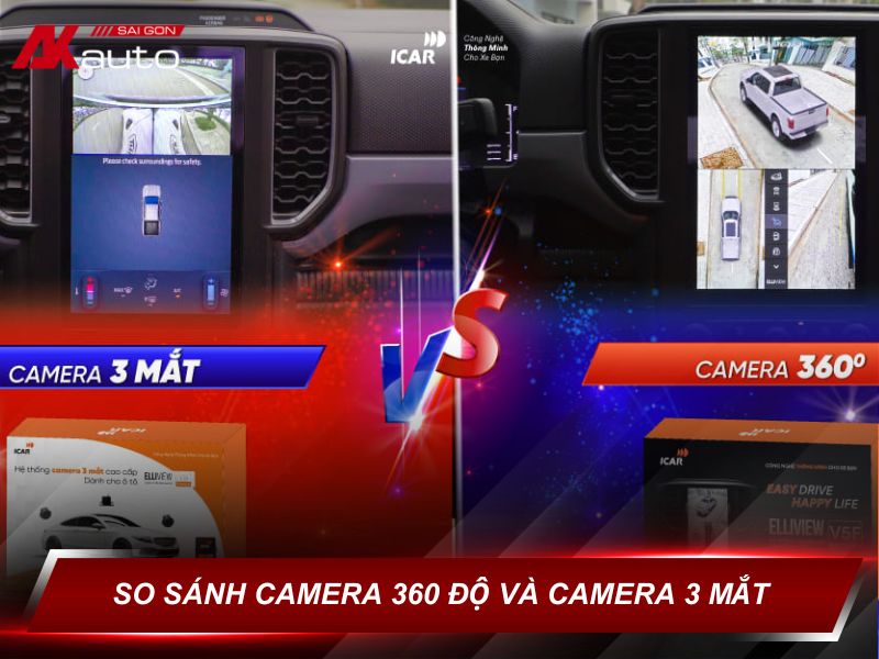 So sánh camera 360 độ và camera 3 mắt và loại nào phù hợp?