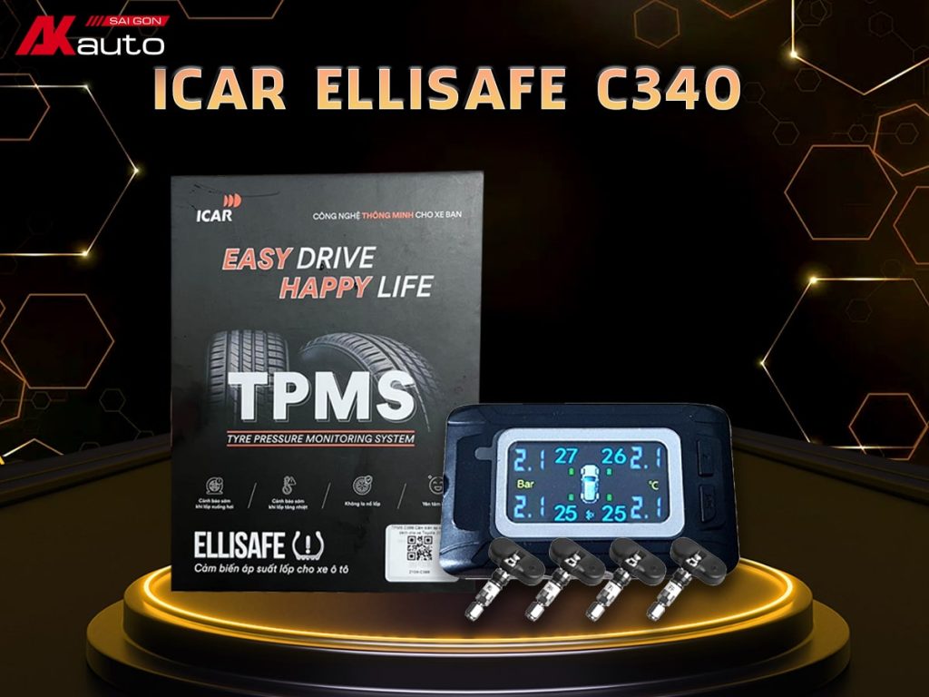 Cảm biến áp suất lốp ICAR Ellisafe C340