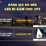 Chi phí lắp đặt bi gầm chính hãng cho Vinfast VF3