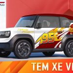 Mẫu tem xe VF3