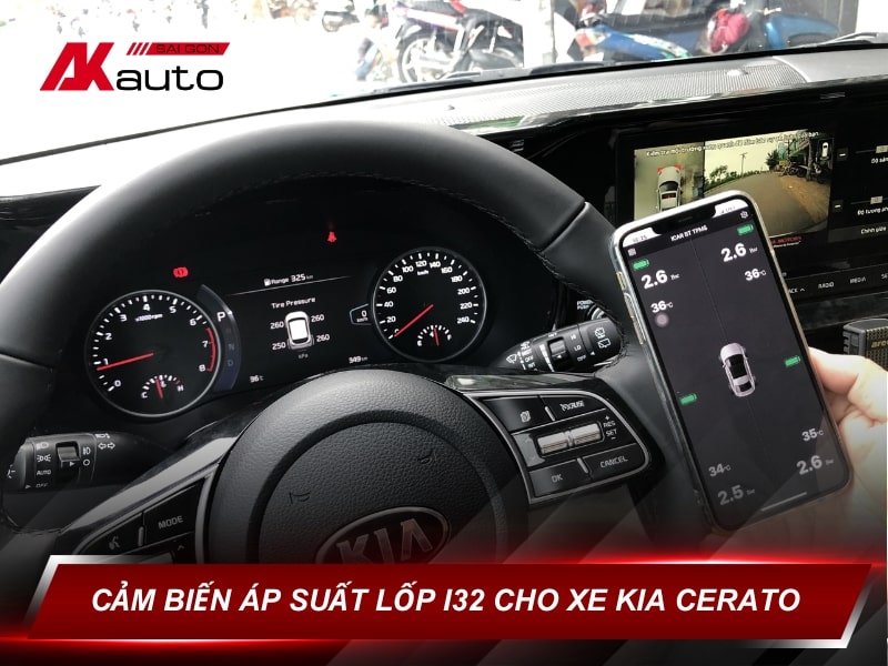 Cảm biến áp suất lốp i32 cho xe Kia Cerato-AKauto