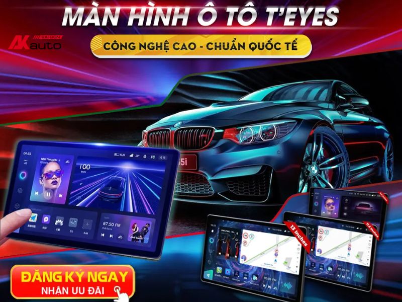 Màn hình Teyes - Công nghệ tiên tiến luôn sẵn hàng tại AKauto