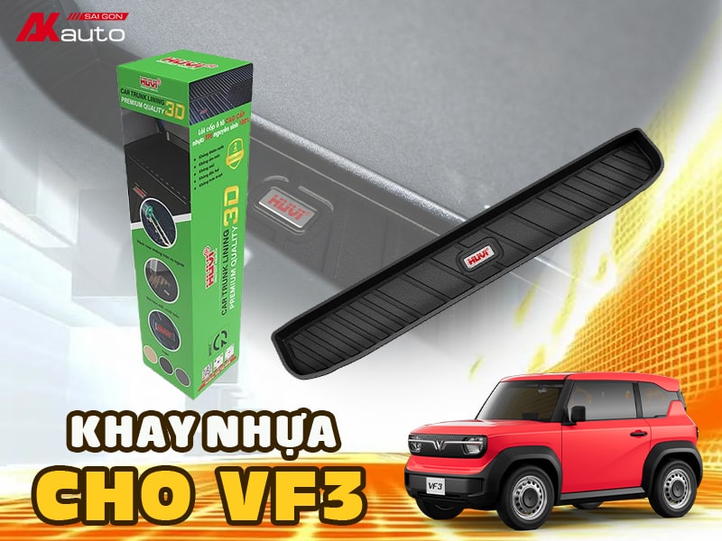 Lót cốp nhựa cho xe VF3 - AKauto