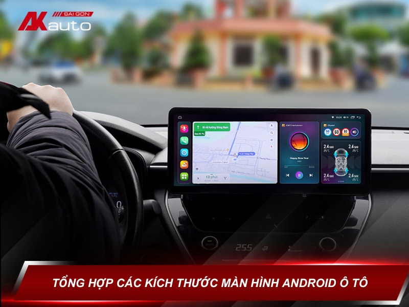 Kích thước màn hình Android ô tô